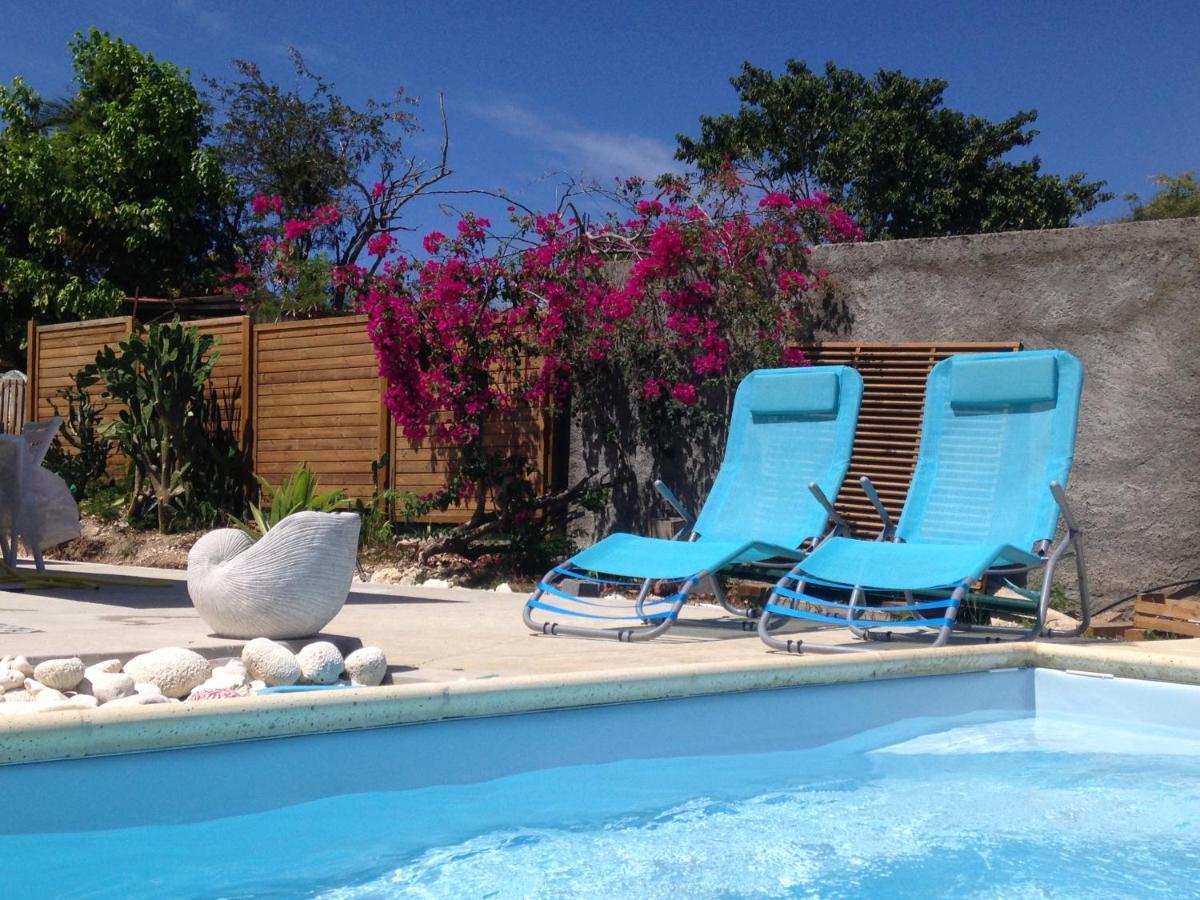 Chambre d'hôte Coeur-CoCo piscine Saint-Francois  Exterior foto
